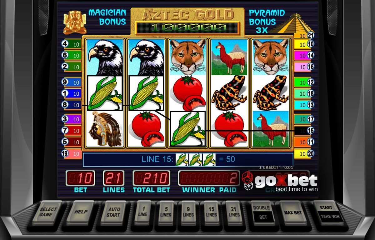 Играть в Aztec Gold Золото Ацтеков бесплатно и без.