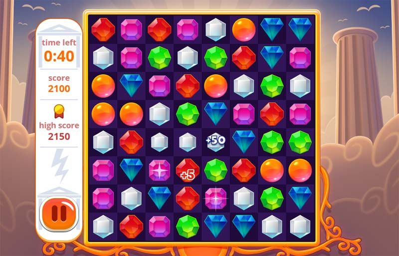 Игры Драгоценные камни - играть онлайн бесплатно