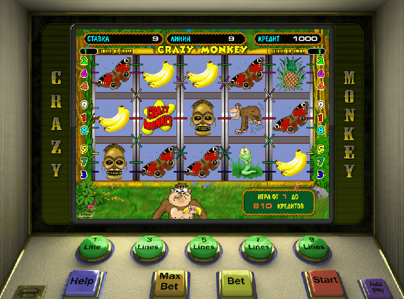Slotgames.quest › crazy-monkeyИгровые автоматы - Crazy Monkey Обезьянки играть онлайн