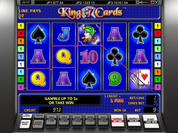King of cards Карточный Король - Игровые автоматы