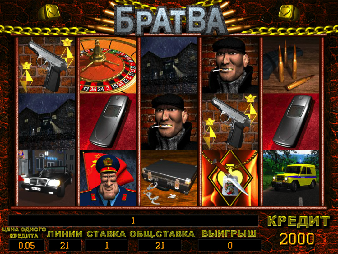 Игровые автоматы Братва бесплатно без регистрации
