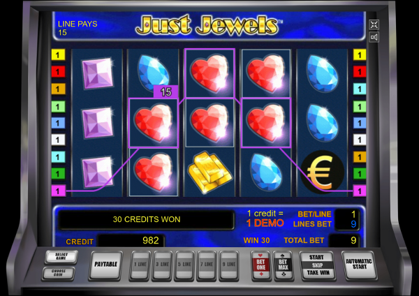 Онлайн игровой автомат Just Jewels 24 часа в казино Эльдорадо