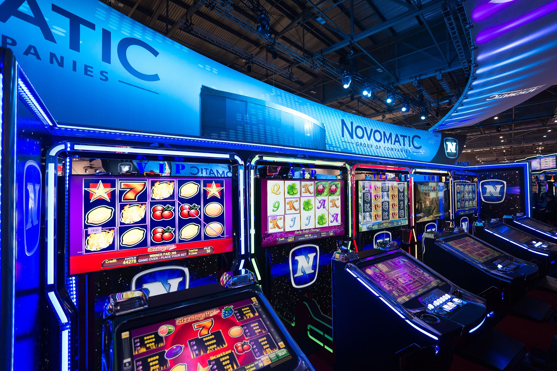 Официальные игровые автоматы от компании Novomatic.