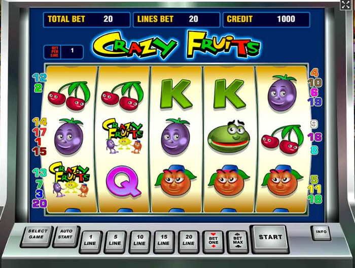 Onlayn-kazino › igrovie-avtomatИгровой Автомат Crazy Fruits Крейзи Фрутс - Играть Бесплатно
