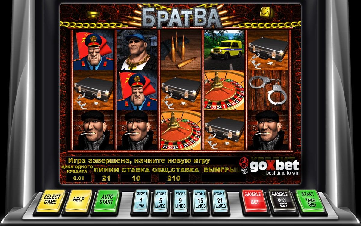 Бесплатный игровой автомат Братва играть онлайн без регистрации и СМС