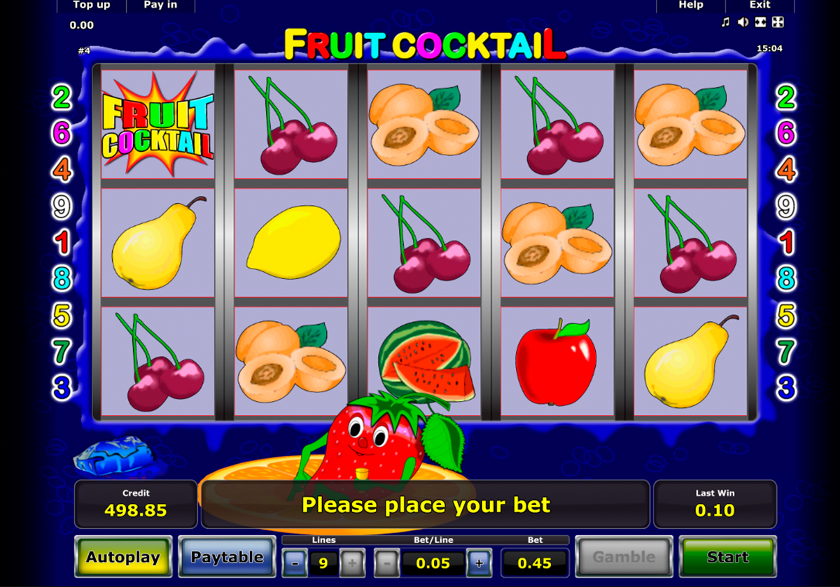 Игровой автомат Fruit Cocktail играть бесплатно в Клубничку